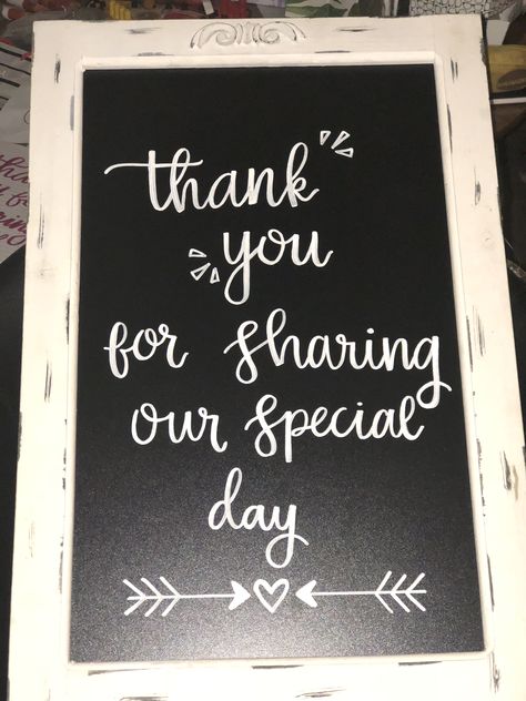 Wedding Thank You Signs, Thank You Wedding Sign, Thank You Sign Wedding, Wedding Shower Signs, Abbey Wedding, Elopement Party, Wedding Quote, Chalk Sign, Yacht Wedding