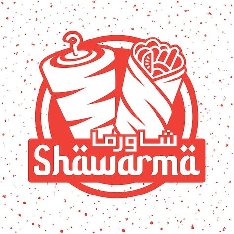 Kebab Logo Design, Shawarma Logo, Shawarma Kebab, Kebab Logo, Meat Roll, Meat Rolls, Logo Mascot, Mascot Design, Logo Restaurant