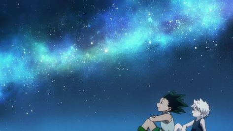 Hxh Aesthetic Wallpaper, Hxh Aesthetic, Ciel Anime, Greed Island, Hunter Aesthetic, Anime Computer Wallpaper, Photo Bleu, Cute Laptop Wallpaper, Aesthetic Sky