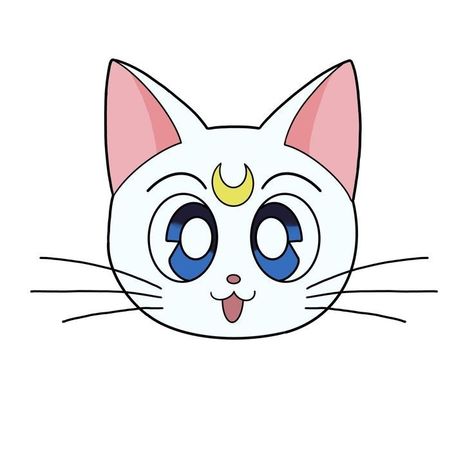 Sailor Moon Cats, Sailor Moon Party, Sailor Moon Birthday, Cat Tattoo Ideas, Sailor Moon Cat, Saylor Moon, Powerpuff Girls Characters, Luna And Artemis, Sailor Moon Luna