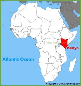 Kenya location on the Africa map Word Map, Sao Tome And Principe, Satellite Maps, Landlocked Country, Africa Map, Country Maps, Liberia, Detailed Map, Location Map