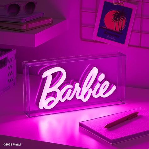 Barbie Neon Sign Barbie Room Decor, Lamp Logo, Barbie Room, Barbie Summer, Barbie Logo, Neon Logo, Novelty Lights, Funny Gifts For Him, Lighting Logo