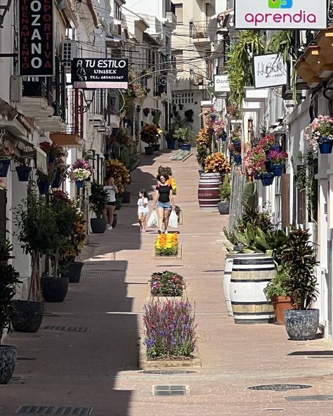 Colourful streets of Old town Estepona, Spain Estepona Spain, The Vibe, Old Town, Spain, On Instagram, Quick Saves, Instagram, Color