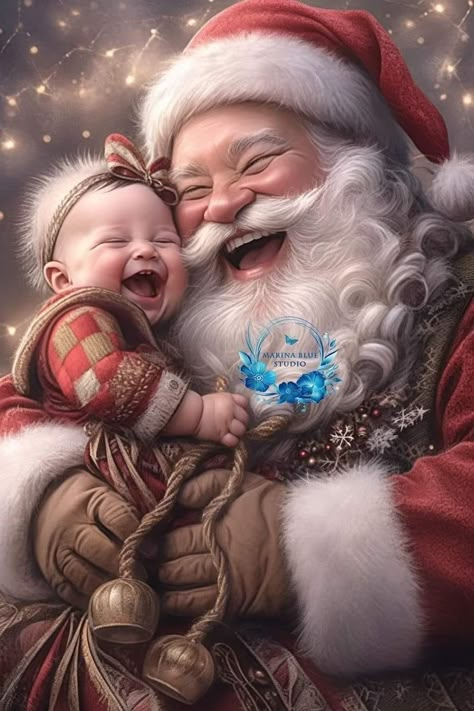 Marina Blue, Paper Poster, Jingle Bells, Matte Paper, Poster Wall, Santa Claus, Poster Wall Art, Sweden, Art