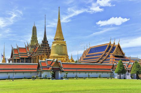 Wat Phra Kaew, Grand Palace Bangkok, Grand Palace, Bangkok Thailand, Geometric Design, Bangkok, Cityscape, Stock Photography, Palace