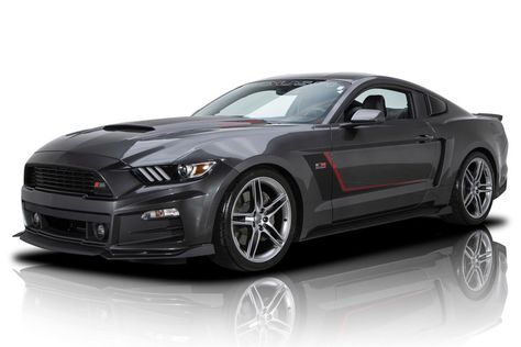 One-Owner 2,025-mile Roush Stage 3 Mustang Supercharged 5.0L V8 Automatic Ford Mustang Roush, Roush Mustang, 2017 Ford Mustang, Racing Logo, 20 Inch Wheels, Mustang For Sale, Muscle Cars For Sale, Skyline R34, Ford Racing