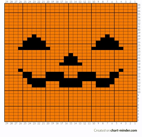 Free Knitting Pattern: Halloween Potholder! | Sarah Faith Crafts - Free Knitting and Crochet Patterns Halloween Scarf Knitting Pattern, Pumpkin Graph Pattern, Halloween Knitted Hats, Knit Halloween Patterns, Crochet Halloween Sweater Pattern Free, Halloween Knit Sweater, Halloween Knitting Charts, Fall Crochet Grid, Tapestry Crochet Patterns Halloween