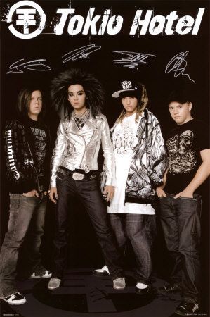 Tokio Hotel Poster, 2000s Posters, Hotel Poster, 00s Nostalgia, Tokyo Hotel, Rock Band Posters, Georg Listing, Paper Note, Tokyo Hotels