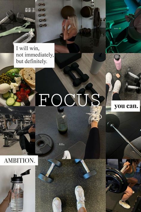 Fitness Vision Board, Vision Board Images, Dream Vision Board, Vision Board Inspiration, Motivation Board, Healthy Lifestyle Motivation, Fitness Inspiration Body, Healthy Girl, Gym Inspiration