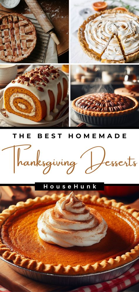 Looking for some inspiration for Thanksgiving desserts? Check out these 23 amazing Thanksgiving dessert recipes that feature pumpkin, apple, and pecan. They are all easy to make and delicious to eat. You will love these fall desserts! Cheesy Thanksgiving Recipes, Pumpkin Dessert Recipes For Thanksgiving, Amazing Fall Desserts, The Best Fall Recipes, Yummy Thanksgiving Recipes, Aesthetic Thanksgiving Desserts, Best Baked Recipes, Thanksgiving Desserts Southern, Thanksgiving Recipes Entree