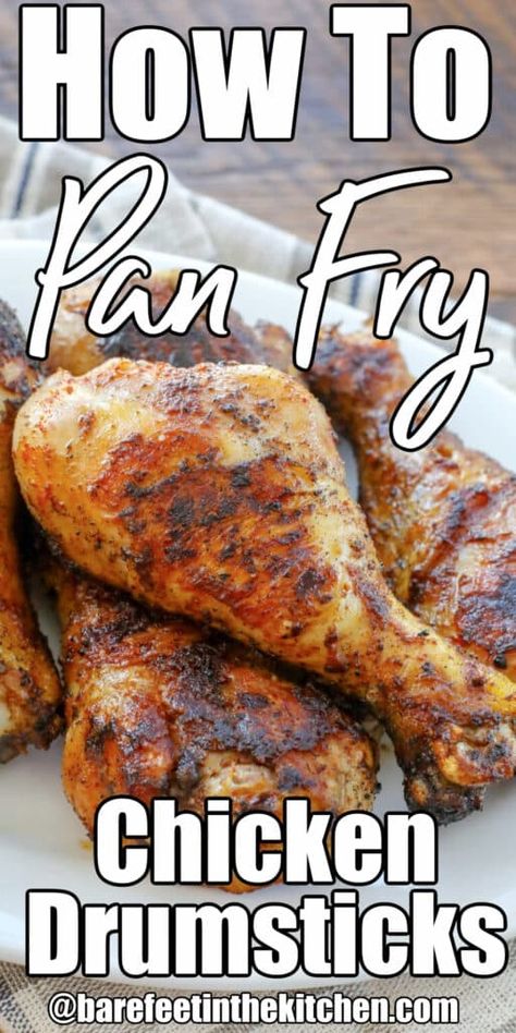 How To Pan Fry Chicken Drumsticks Drumstick Chicken Recipes Stovetop, Fried Chicken Drumstick Recipes, Pan Fried Chicken Drumsticks, Southwestern Seasoning, Pan Cooked Chicken, Chicken Legs Recipes, Fried Drumsticks, Fried Chicken Drumsticks, Asian Steak Bites