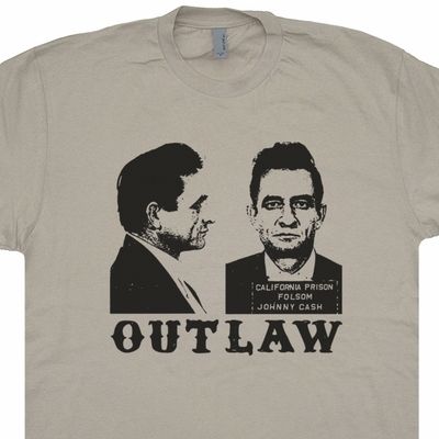 Johnny Cash Shirt, Folsom Prison, Outlaw Country, Johnny Cash, Cool Graphic Tees, Funny T Shirts, Branded Shirts, Mug Shots, Funny Tees