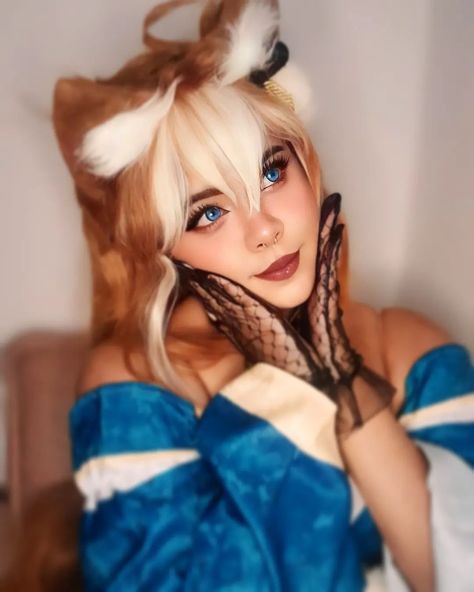 Walk'em like a dog! #Cosplay #genshinimpact #misshina Dog Cosplay Anime, Paya Botw Cosplay, Walk Him Like A Dog, Woman Walking Dog, Senyamiku Cosplay Anya, Dogs, Instagram