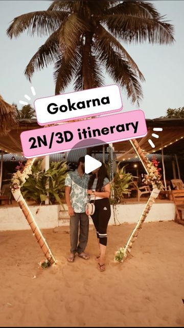 Radhika & Lavish | Travel & love🦋 on Instagram: "Ultimate 3-Day Gokarna Itinerary! 🌴✨  1️⃣ Day 1: Take overnight bus from Bangalore (~Rs.1500 one way) 🚍. Arrive at 10am, rent a scooty 🛵, and check-in. Have early lunch, then explore Yana Caves 🏞️. Next, visit the historic Mirjan Fort 🏰 and catch the sunset at Gokarna Main Beach 🌅.   2️⃣ Day 2: Breakfast at Namaste Cafe on Om Beach 🍳. Take a boat ride to Half Moon Beach 🚤, take a dip in the Arabian sea, enjoy and have lunch at the very beautiful, less crowded and clean half moon beach then trek back to Om Beach with beautiful views on the way.   It is an easy trek but may become a little exhausting. So end your day relaxing by watching a stunning sunset 🌇.  3️⃣ Day 3: Spend your morning at the beach 🌊, have breakfast, then visit M Yana Caves, Mirjan Fort, Gokarna Travel, Gokarna Beach, Sunset At Beach, Beautiful Cave, Morning At The Beach, Moon Beach, Stunning Sunset