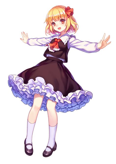 Rumia Touhou, Vampire Kids, Touhou Anime, Bad Apple, Flamingo Decor, Flamingo Party, Anime Child, Kawaii Girl, All Anime