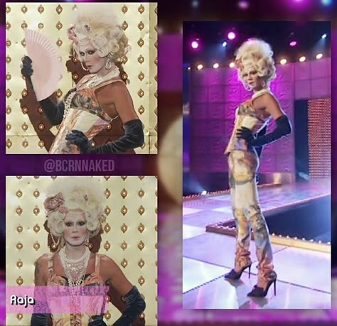 Diva Queen Raja Raja Drag Queen, Campy Outfit, Drag Queen Aesthetic, Rpdr Funny, Raja Gemini, Drag Aesthetic, Drag Race Looks, Drag Queen Costumes, Drag Fashion