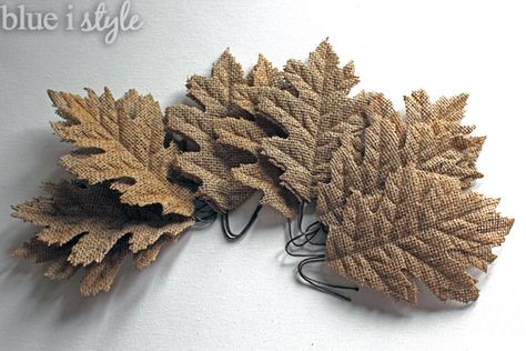 Blue i Style: {five minute friday} Edge Colored Burlap Leaves-available from hobby lobby Burlap Leaves, Thanksgiving Decorating, Burlap Ideas, Burlap Mesh Wreath, Colored Burlap, Straw Wreath, Burlap Crafts, Burlap Flowers, Fall Crafts Diy