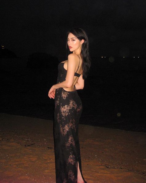 Amberly Yang (@bbyambi) • Instagram photos and videos Vintage Vacation, Backless Long Dress, Palaye Royale, Crop Top Dress, Backless Maxi Dresses, Maxi Robes, Suspender Dress, Lace Slip, Corfu