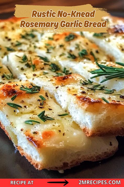 Who can resist the smell of freshly baked bread? This Rustic No-Knead Rosemary Garlic Bread is crunchy on the outside, soft on the inside, and bursting with flavor from fragrant rosemary and roasted garlic. 😍
Must express something to keep getting my recipes... Rosemary Garlic Bread Recipe, Rosemary Garlic Bread, Garlic Bread Recipe, Freshly Baked Bread, Rosemary Garlic, Baked Bread, No Knead, Roasted Garlic, Dry Yeast