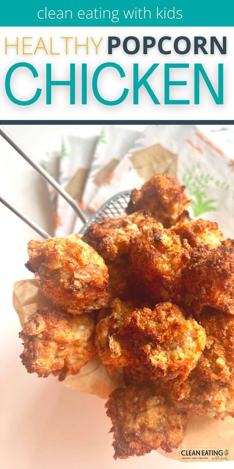 healthy popcorn chicken Popcorn Chicken Recipe, Healthy Popcorn, Fast Food Places, Homemade Popcorn, Healthy Toddler Meals, Popcorn Chicken, Healthy Family Meals, Some Friends, Healthy Families