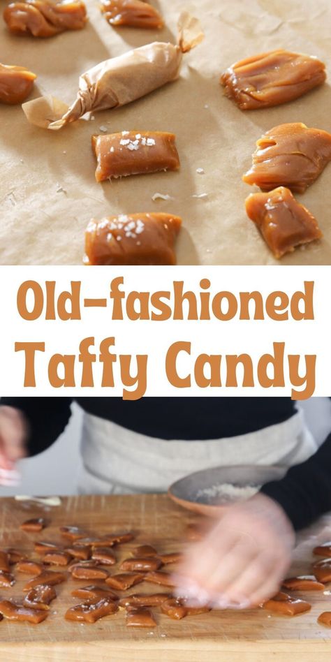 Honey Candy Recipe Simple, Molasses Taffy, Taffy Making, Homemade Taffy Recipe, Taffy Recipe Homemade, How To Make Taffy Candy, Taffy Recipe Easy, Pull Taffy Recipe, Homemade Taffy Pull