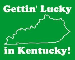 Getting lucky in Kentucky. Makes a good T-shirt Kentucky Shirts, Kentucky Travel, Kentucky Girl, Big Blue Nation, My Old Kentucky Home, The Girlfriends, University Of Kentucky, Where The Heart Is, Photo Dump