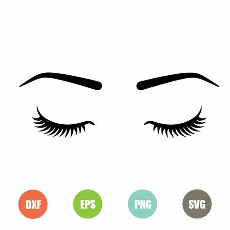 Free Eyelashes Svg - TopFreeDesigns Eyelash Svg Free, Makeup Svg Free, Makeup Svg, Lotusblume Tattoo, Cricut Expression, Projets Cricut, Image Svg, Cricut Projects Beginner, 3d Laser