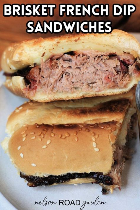 Brisket French Dip Sandwiches, Brisket Sandwich Recipe, Brisket Rub Recipe, Brisket Rub, French Dip Sandwiches, Beef Dip, Dip Sandwiches, Beef Brisket Recipes, Best Beef Recipes