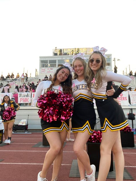 Pink Out Cheer, Cheerleading Aesthetic, Italy Life, Cheer Season, Fb Games, Cheerleading Photos, Lights Aesthetic, Cheryl Blossom Riverdale, Cheer Athletics