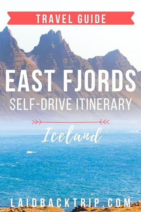 East Fjords, Iceland | The region of East Fjords in Iceland does not get that much attention as visitors usually just drive through, and we would like to change that. This travel guide includes our self-drive itinerary, the best things to see and do, tips on where to stay, how to get around, and when is the best time to visit. | #eastfjordsiceland #icelandeastfjordsitinerary #icelandroadtrip #eastfjordsitinerary #eastfjordsthingstodo East Iceland Things To Do, Iceland Travel Itinerary, Travel Honeymoon, Iceland Vacation, Travel Iceland, Travelling Europe, Iceland Travel Guide, Iceland Travel Tips, Iceland Itinerary