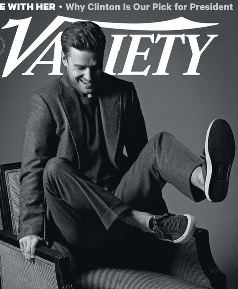 Justin Timberlake | Greats The Royale Suede Sneakers | Celebrity Fashion and Style Woody Allen Movies, Variety Magazine, Mens Fashion Magazine, Male Magazine, Justin Timberlake, Hillary Clinton, Celebrities Male, New Album, New Music