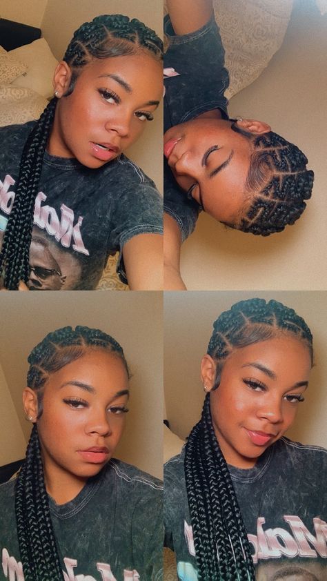 Zig Zag Braids For Black Women, Zig Zag Cornrows Braids, Zig Zag Braids, Zig Zag Cornrows, All Back Hairstyle, Feeder Braids, Cornrows Braids For Black Women, Braids Hairstyles Pictures, Braided Cornrow Hairstyles