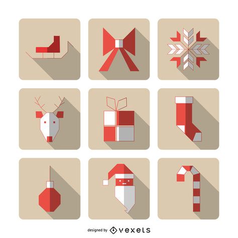 Geometric Christmas icons with shadows #AD , #ad, #Ad, #Christmas, #icons, #shadows, #Geometric Geometric Icons, Christmas Geometry, Geometry Projects, Christmas Shapes, Geometric Christmas, Christmas Tree Graphic, Swiss Style, Christmas Squares, Minimal Christmas