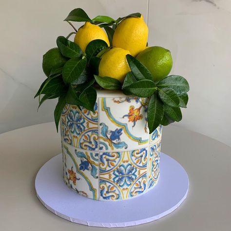 Cake Wraps, Patterned Cake, Bridal Shower Cake, Eat Your Heart Out, Acrylic Cake Topper, Edible Cake, Lemon Cake, Kitchen Tea, Cake Inspiration