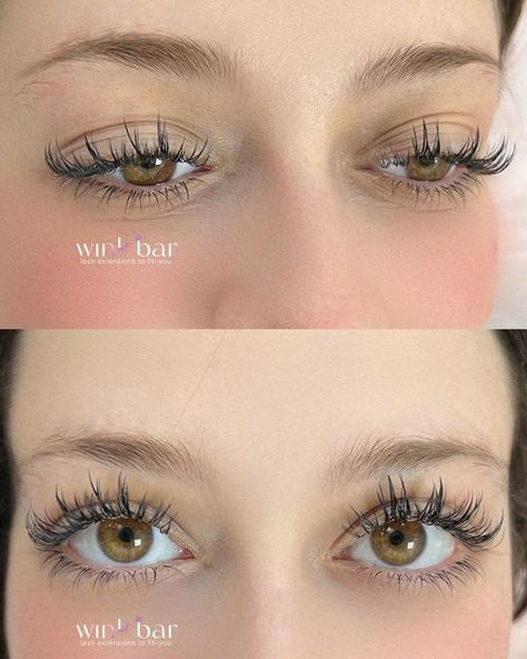 Wink Bar on Instagram: "Would you believe us if we told you these are lash extensions? They look like her own lashes - she's so pretty we're cryingg 😭 At w;nk bar, we're so obsessed with your own beauty that we place our lashes to fit your own eye shape 🥰 They're lash extensions made to fit—you💜 P.S. phew😮‍💨 Can we just appreciate the placement of each lash🤌 S/O to our amazing lash artist @lynnezzz17 Lash Style: Custom set - Hybrid Lash Artist: Lin✨ Let us make your eyes pop! Book your app Make Up Diy, Evening Eye Makeup, Botox Lips, Pop Book, Lashes Fake Eyelashes, Make Your Eyes Pop, She's So Pretty, Lash Style, Eyelash Extensions Styles