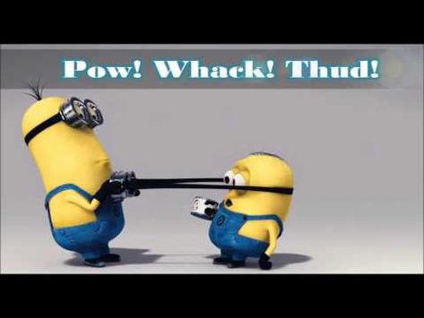 Onomatopoeia creative project - YouTube Good Morning Funny Quotes, Morning Funny Quotes, Cute Minions Wallpaper, Minion Drawing, Minion Photos, Minion Face, Minions Images, Minion Gif, Happy Birthday Minions