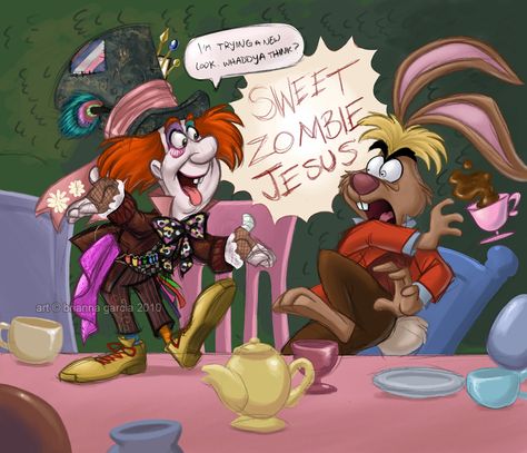 hatter's new look by briannacherrygarcia.deviantart.com Brianna Garcia, Dark Alice In Wonderland, Disney Au, Alice In Wonderland 1951, Disney Crossover, Disney Animated Movies, Alice In Wonderland Tea Party, Disney Alice, Jesus Art