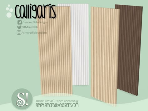 SIMcredible!'s Calligaris wood panel - medium wall height Sims 4 Panelling Cc, Sims4 Cc Walls, Height Mod Sims 4, The Sims 4 Wall Decor, Sims 4 Cc Wall Divider, Sims 4 Panel Wall, Sims 4 Wood Paneling Cc, Sims 4 Cc Panel Walls, Deco Sims 4 Cc