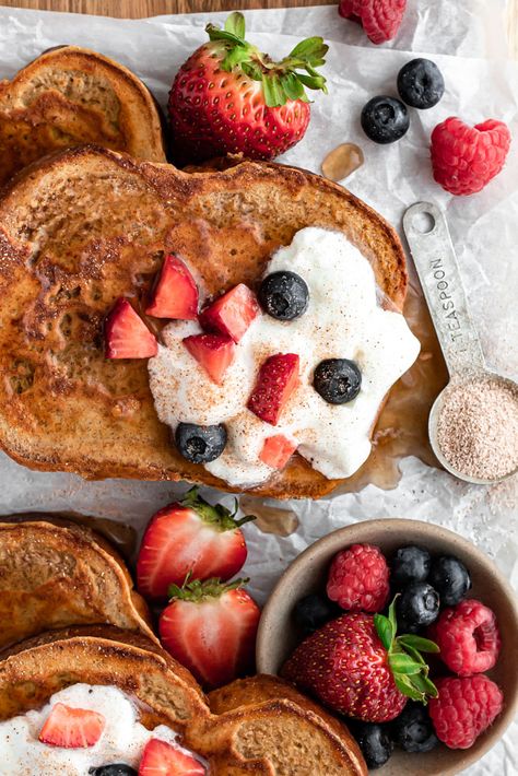 The Well Nourished Mama Protein French Toast Recipe, High Protein French Toast, French Toast Batter, Protein French Toast, The Best French Toast, French Toast Ingredients, Organic Bread, Best French Toast, Protein Bread