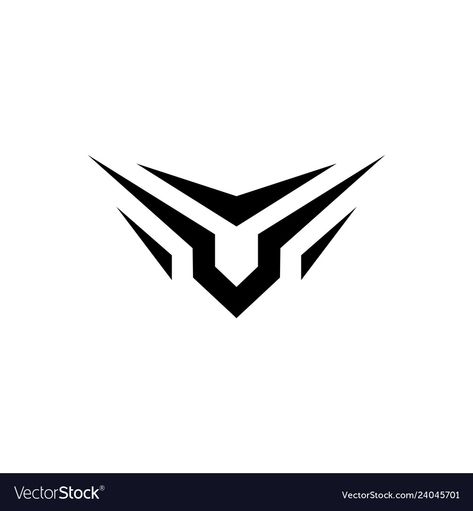 V Logo Design Ideas, Letter X Logo, N Logo Design, Wings Icon, Wing Logo, V Letter, Cool Symbols, Car Sticker Design, Logo Letter