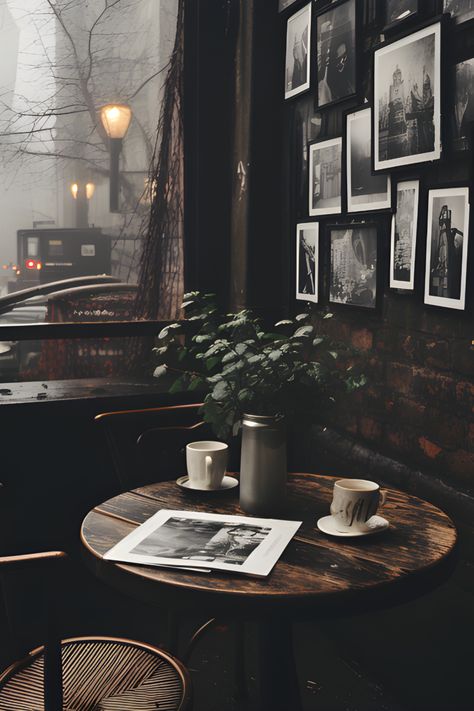 Moody Aesthetic, Coffee Shop Aesthetic, Shop Aesthetic, Dark Academia Aesthetic, Coffee And Books, Academia Aesthetic, Autumn Aesthetic, Coffee Shops, Aesthetically Pleasing