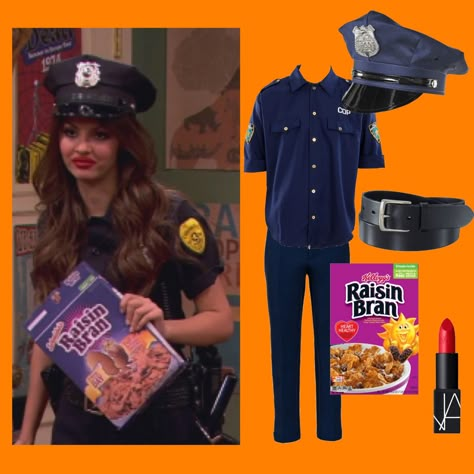 Victorious Costume Ideas, Victorius Halloween Costumes, Victorious Costume, Victorious Halloween Costume, Sikowitz Costume, Tori Vega Cop Costume, Tori Vega Halloween Costume, Tori Vega Costume, Nickelodeon Costumes