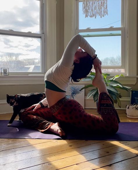 Yoga pose | pigeon pose | king pigeon pose | yoga in the sunlight Pigeon Pose Yoga, King Pigeon Pose, King Pigeon, Hip Opening Yoga, Pigeon Pose, Learn Yoga, Hip Openers, Pigeon, Yoga Poses