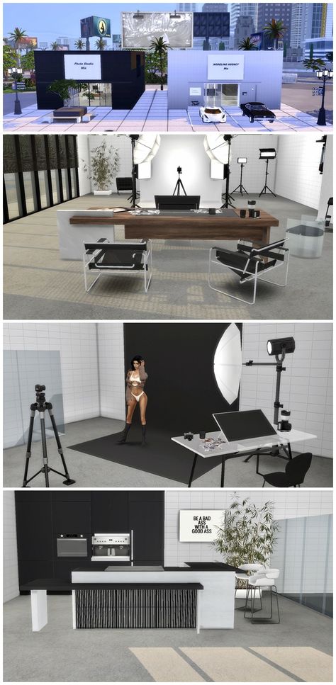 Sims 4 Photoshoot Studio, Photography Sims 4 Cc, The Sims 4 Cc Fashion Designer Room, Sims 4 Hel Studio, Sims 4 Art Clutter, Sims 4 Photo Studio Lot, The Sims 4 Art Studio, Ts4 Alpha Furniture Cc, Hel Studio Sims 4