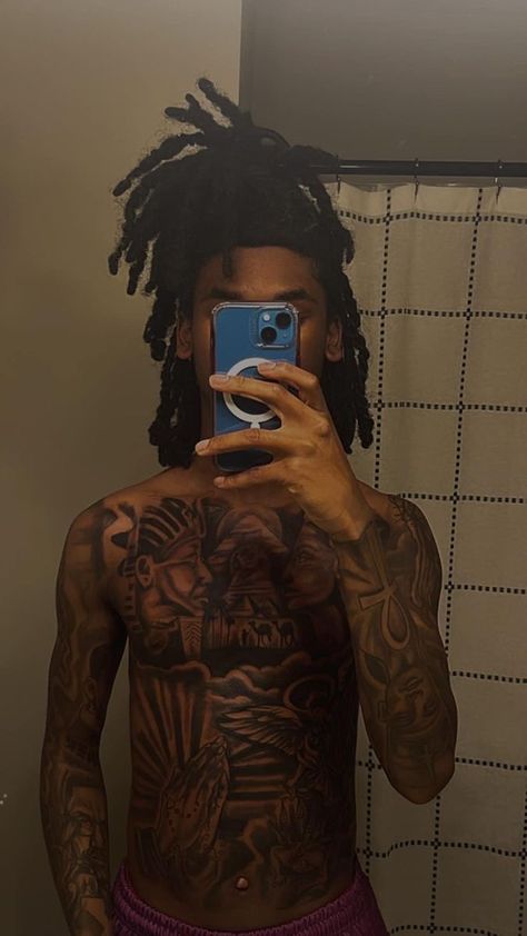 Black Men Tattoos, Dread Hairstyles For Men, Cute Dreads, Dreadlock Hairstyles For Men, Light Skin Men, Black Dude, Dark Skin Boys, Dark Skin Men, Black Men Hairstyles