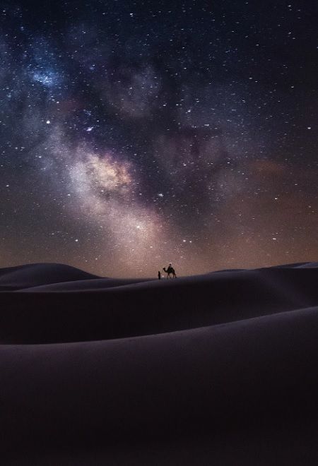 Erg Chebbi night desert, Merzouga, Morocco - by Jorge Ruiz Dueso Erg Chebbi Morocco, Merzouga Morocco, At Night, Morocco, Northern Lights, Natural Landmarks, Travel, Quick Saves, Nature