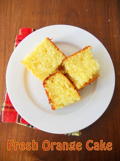 Fresh Orange Cake Recipe, Orange Cake Recipe Moist, Fresh Orange Cake, Moist Orange Cake, Orange Cake Easy, Orange Juice Cake, Marmalade Cake, Orange Pound Cake, Biscuit Pudding