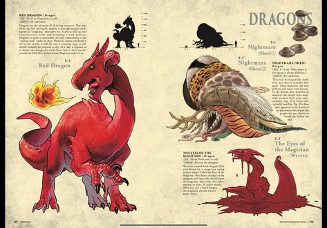 Red Dragon Dungeon Meshi, Ryoko Kui, Dungeon Meshi, Dnd Monsters, Fantasy Creatures Art, Creature Feature, House Of Dragons, Anime Animals, Monster Design