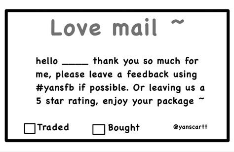 Kpop Trading Thank You Note, Kpop Thank You Card Template, Kpop Trading, Packing Photocard, Small Business Ideas Products, Business Instagram Ideas, Magic Card Tricks, Thank You Note Template, Titanic 1997