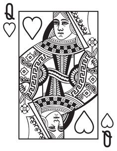 Lain Art, Playing Card Crafts, Playing Card Tattoos, Queen Of Hearts Tattoo, Queen Of Hearts Card, Bicycle Tattoo, Hearts Playing Cards, Playing Cards Art, Queen Poster